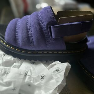 Dr. Martens Light Purple Hi Suede Sandals